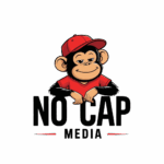 fun and playful monkey logo (transparent)