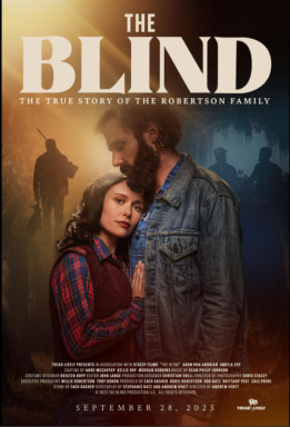 the blind, the true story of the robertson family (2023 film) poster