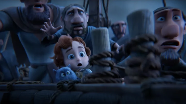 walter on boat in the king of kings official movie still